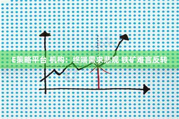 E策略平台 机构：终端需求悲观 铁矿难言反转