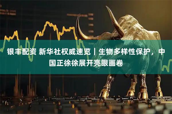 银丰配资 新华社权威速览｜生物多样性保护，中国正徐徐展开亮眼画卷