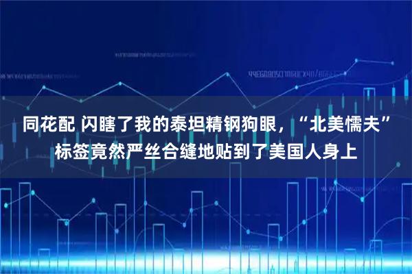 同花配 闪瞎了我的泰坦精钢狗眼，“北美懦夫”标签竟然严丝合缝地贴到了美国人身上